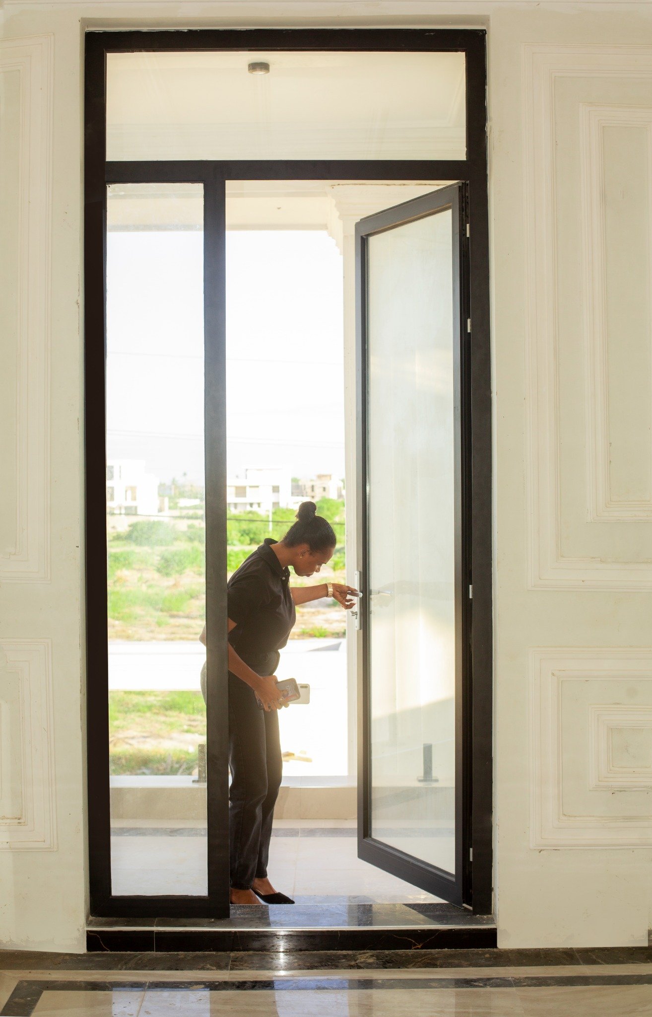 Hinged Aluminum Door System